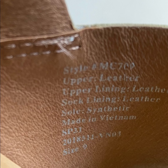 Madewell Farrah Croc Embossed Leather Slingback Clog NWT - Picture 8 of 16